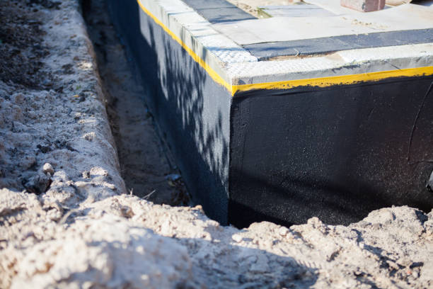 Residential Waterproofing installation at a Miller City, OH home by SJ Waterproofing Pros